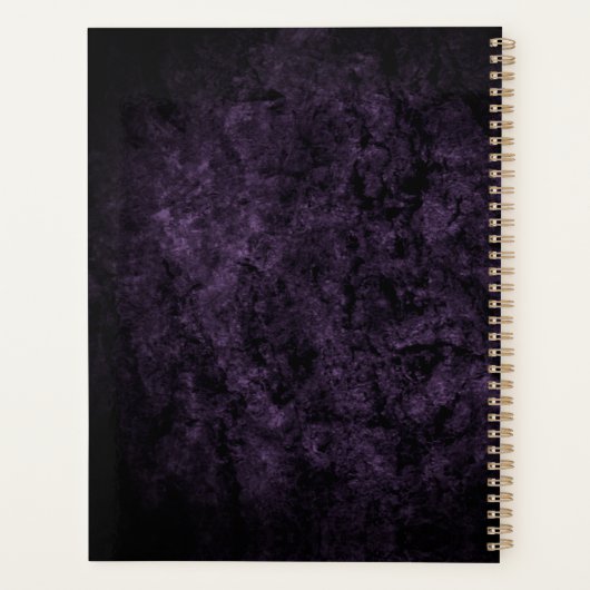 Eleganter irisierender geistlicher Glitzer Planer (Rückseite)