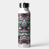 Eleganter irisierender geistlicher Glitzer Trinkflasche (Links)