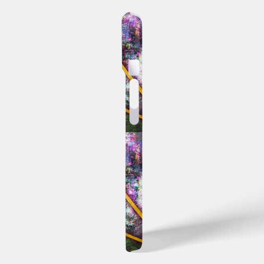 Eleganter irisierender, gürtnenhaft geometrisch Case-Mate iPhone hülle (Rückseite / Links)