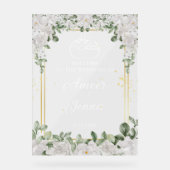 Eleganter islamischer Hochzeitseingang Acrylschild (Vorderseite)