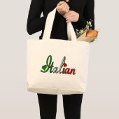Eleganter Italiener Jumbo Stoffbeutel (Vorderseite (Produkt))