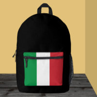 Eleganter italienischer Rucksack, schwarz, italien
