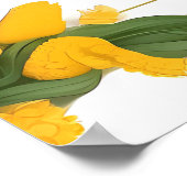 Eleganter Ivy Wedding Table Plan und Einladungen Poster (Ecke)