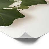 Eleganter Ivy Wedding Table Plan und Einladungen Poster (Ecke)