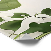 Eleganter Ivy Wedding Table Plan und Einladungen Poster (Ecke)