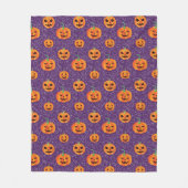Eleganter Jack O' Lanterns Fleecedecke (Vorderseite)