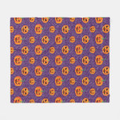 Eleganter Jack O' Lanterns Fleecedecke (Vorderseite (Horizontal))