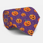 Eleganter Jack O' Lanterns Krawatte (Gerollt)