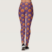 Eleganter Jack O' Lanterns Leggings (Rückseite)