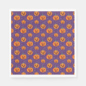 Eleganter Jack O' Lanterns Serviette (Vorderseite)
