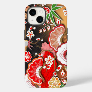 Eleganter japanischer Herbst Kimono Case-Mate iPhone 14 Hülle
