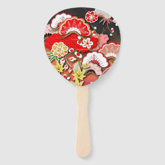 Eleganter japanischer Herbst Kimono Fächer