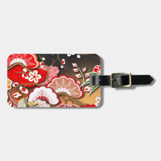Eleganter japanischer Herbst Kimono Gepäckanhänger