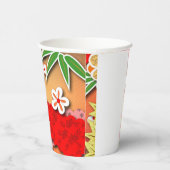 Eleganter japanischer Herbst Kimono Pappbecher (Rechts)