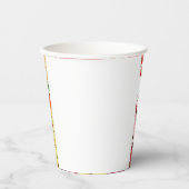 Eleganter japanischer Herbst Kimono Pappbecher (Vorderseite)