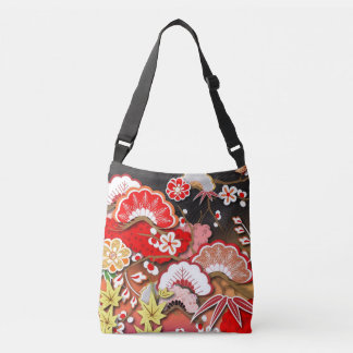 Eleganter japanischer Herbst Kimono Tragetaschen Mit Langen Trägern
