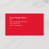 Eleganter japanischer Herbst Kimono Visitenkarte (Rückseite)