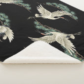 Eleganter japanischer Kranich: künstlerische Darst Sherpadecke (3/4)