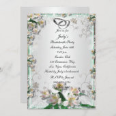 Eleganter Junggeselinnen-Abschied Einladung (Vorne/Hinten)