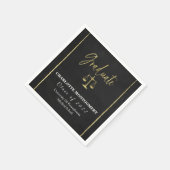 Eleganter Jurastudium Abschluss Serviette (Ecke)