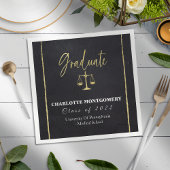 Eleganter Jurastudium Abschluss Serviette