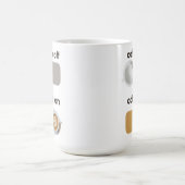 Eleganter Kaffee auf Kaffee aus Mug Kaffeetasse (Mittel)