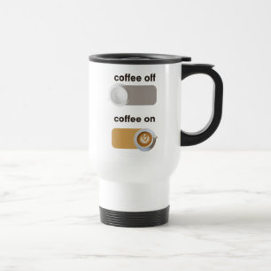 Eleganter Kaffee auf Kaffee ohne Reisegepäck Reisebecher