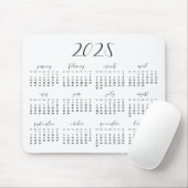 Eleganter Kalender 2023 Mousepad (Mit Mouse)