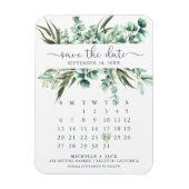 Eleganter Kalender Eukalyptus Speichern Sie das Da Magnet (Vertikal)