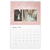 Eleganter Kalender für Abstraktes benutzerdefinier (Feb 2027)