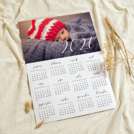 Eleganter Kalender für benutzerdefinierte Fotos 20 Poster