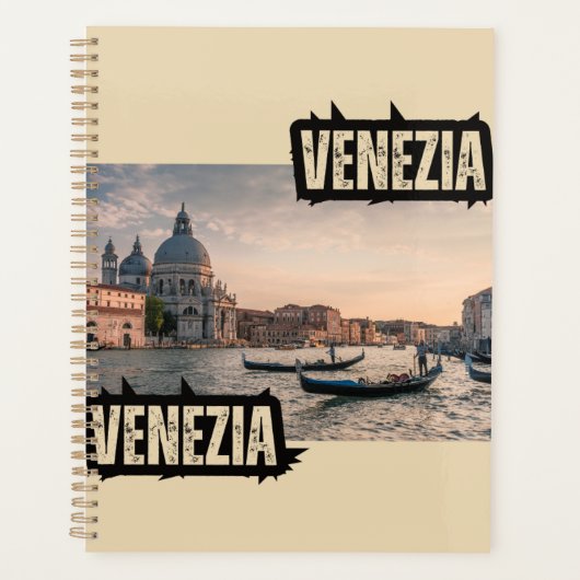 Eleganter Kalender mit Foto von Venedig - Planifie Planer (Vorderseite)