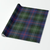 Eleganter Karierter Clan Sutherland Rustikaler Tar Geschenkpapier (Ungerollt)