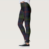 Eleganter Karierter Rustikaler Klassik Holiday Tar Leggings (Links)