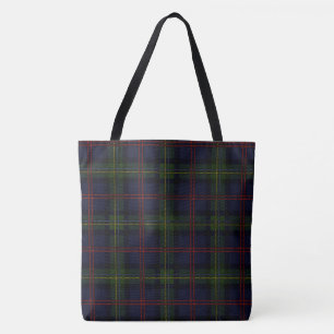 Eleganter Karierter Rustikaler Tartan Tasche
