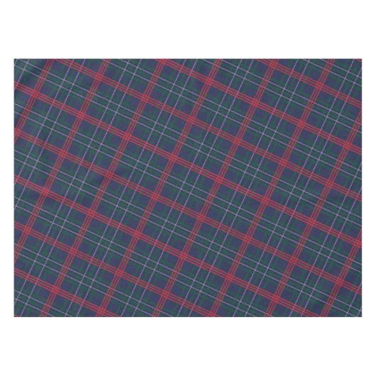 Eleganter Karierter Urlaub in Rotem Tartan Tischdecke (Vorderseite (Horizontal))