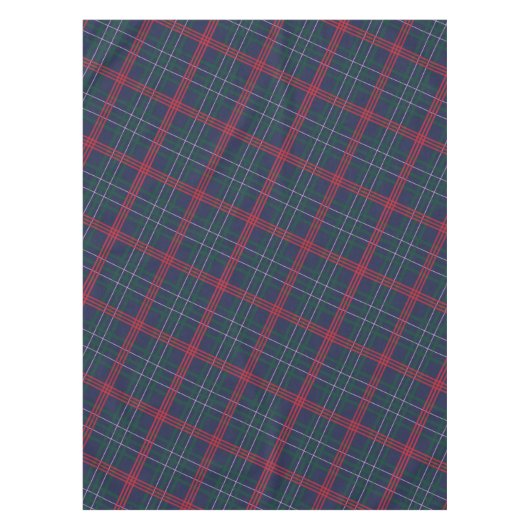 Eleganter Karierter Urlaub in Rotem Tartan Tischdecke (Vorderseite)