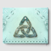 Eleganter keltischer Knoten Gästebuch (Rückseite)