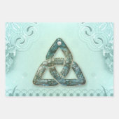 Eleganter keltischer Knoten Geschenkpapier Set (Vorderseite 2)