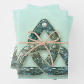 Eleganter keltischer Knoten Geschenkpapier Set (Beispiel)