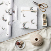 Eleganter Kiefer und Holly Kranz mit Goldakzenten