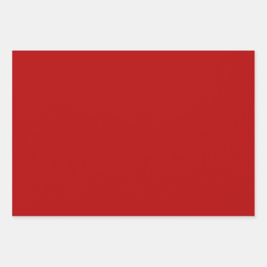 Eleganter Kirschrottchen Minimalistischer schlicht Geschenkpapier Set (Vorderseite 3)