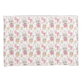 Eleganter Kissenbezug Aquarell-Ostern-Muster-| (Vorderseite-Rechts)