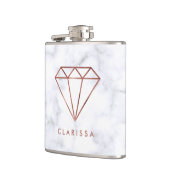 eleganter klarer flachmann (Links)