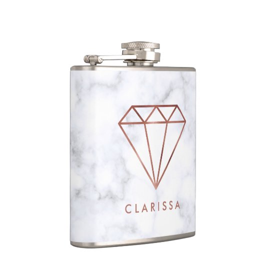 eleganter klarer flachmann (Rechts)