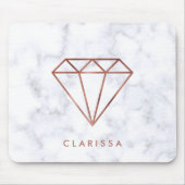 eleganter klarer mousepad (Vorne)