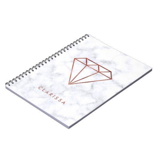 eleganter klarer notizblock (Linke Seite)