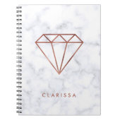 eleganter klarer notizblock (Vorderseite)