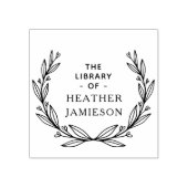 Eleganter Klassiker aus der Bibliothek des benutze Gummistempel (Prägung)