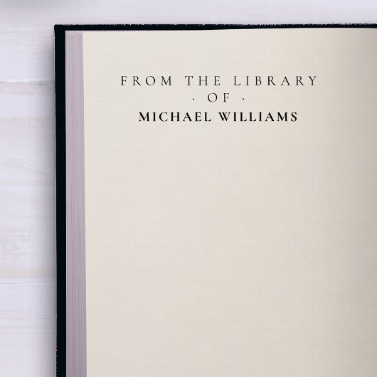 Eleganter Klassiker aus der Bibliothek des Individ Permastempel